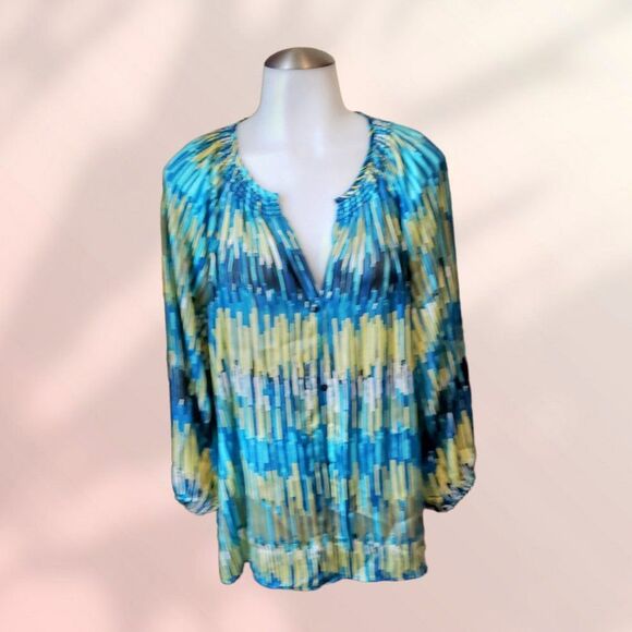 Multicolored Blouse by Kasper - Picture 1 of 2